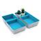 Welaxy Felt 2 Piece Divided Drawer Organizer Trays